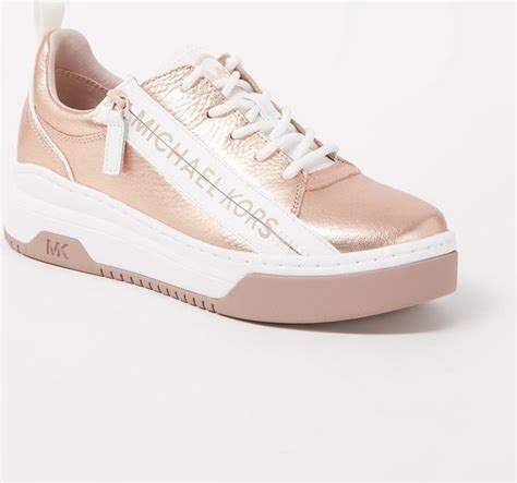 roze sneakers michael kors|Meer.